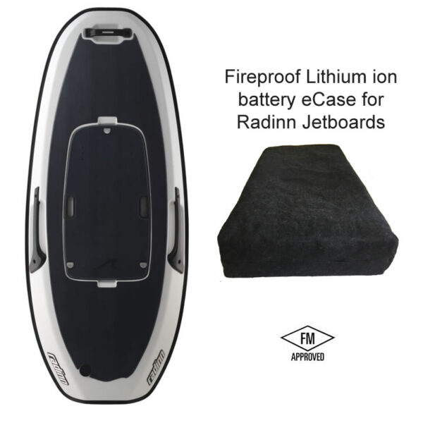 Radinn jetboard fireproof battery case