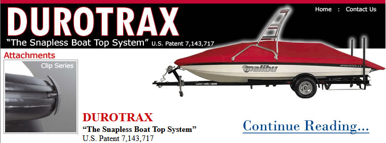 DUROTRAX Snapless Boat Top System